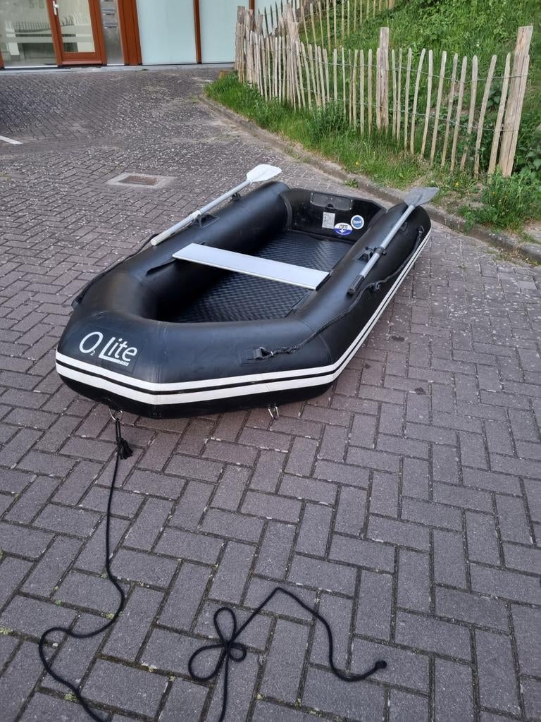 Rubberboot 0² Lite 255cm, Airdeck, Zo goed als nieuw, Benzine, Minder dan 70 pk