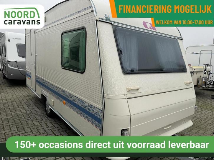 ADRIA UNICA 430 PH DWARSBED + TREINZIT + VOORTENT + BOILER, Caravans en Kamperen, Caravans, Bedrijf, tot en met 4, 750 - 1000 kg