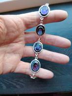 Amethyst armband, Verzenden, Nieuw, Paars, Zilver