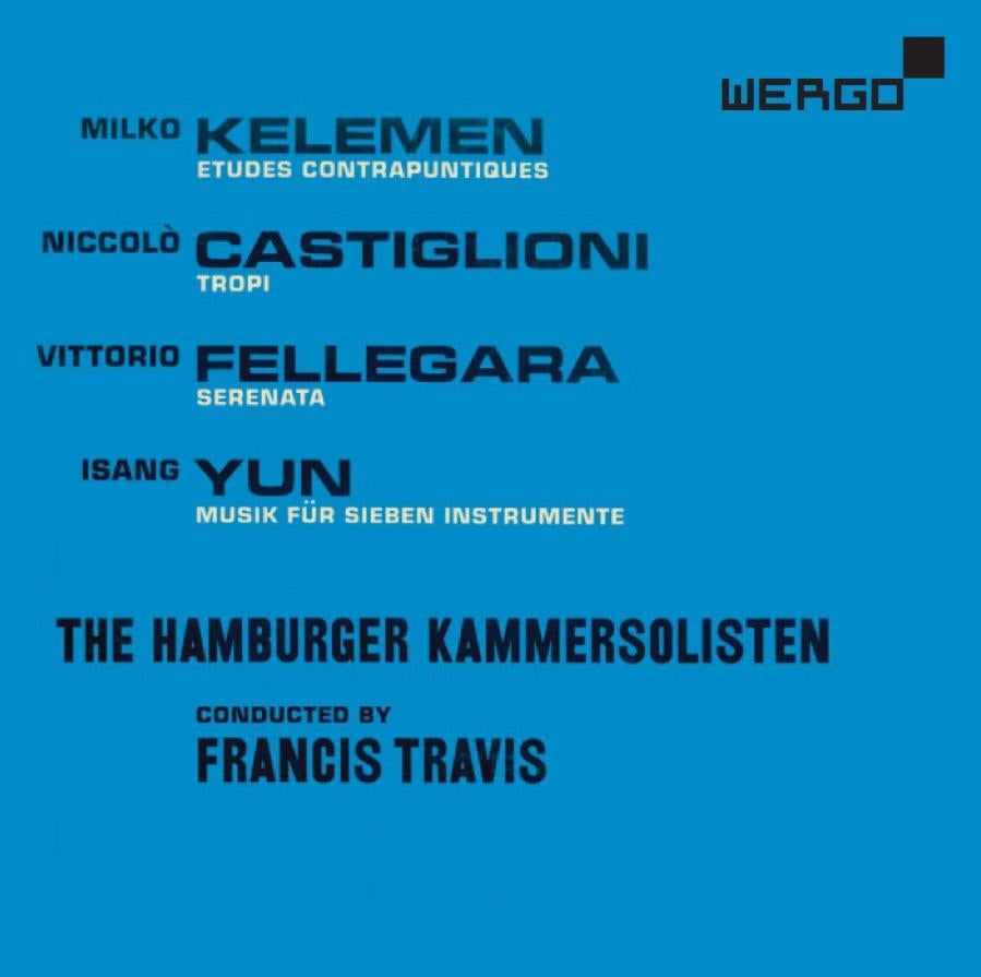 KELEMEN CASTIGLIONI YUN Chamber music CD FRANCIS WERGO RARE, Ophalen of Verzenden, Modernisme tot heden, Zo goed als nieuw, Overige typen