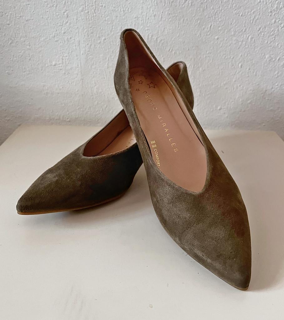 Pedro Miralles suède leren pumps (NIEUW!), Pumps, Verzenden, Nieuw, Groen