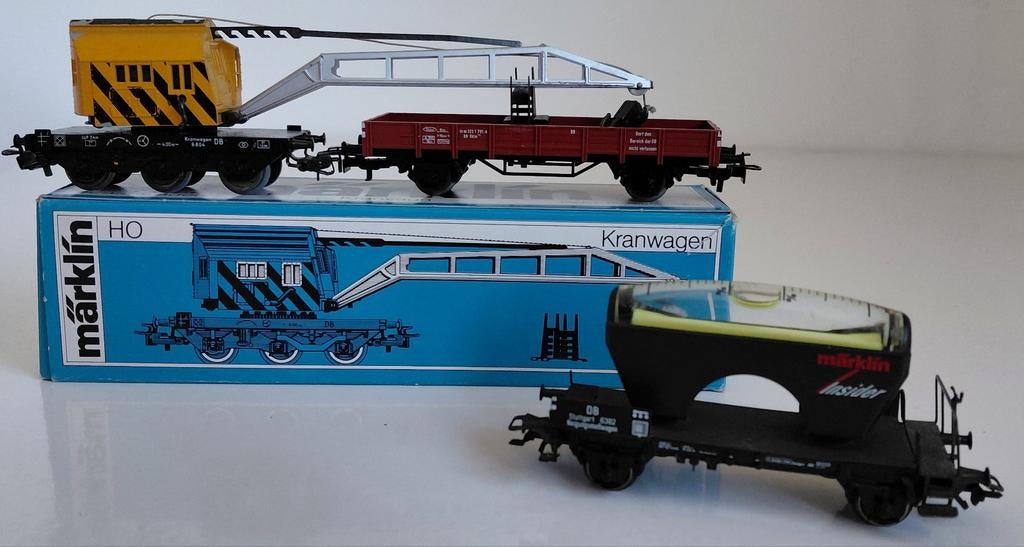 Marklin HO    kraanwagen 4671 wisselstroom, Hobby en Vrije tijd, Modeltreinen | H0, Wisselstroom, Gebruikt, Wagon, Ophalen of Verzenden