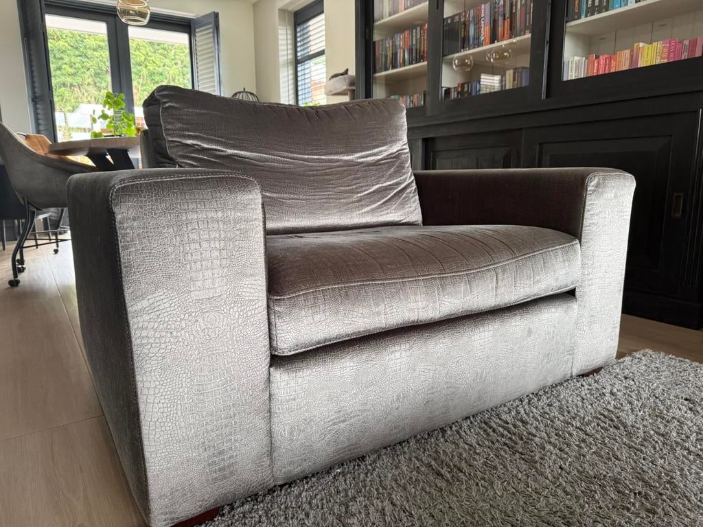 Te koop aangeboden, Huis en Inrichting, Banken | Bankstellen, Ophalen, Tweepersoons, 75 tot 100 cm, Minder dan 150 cm