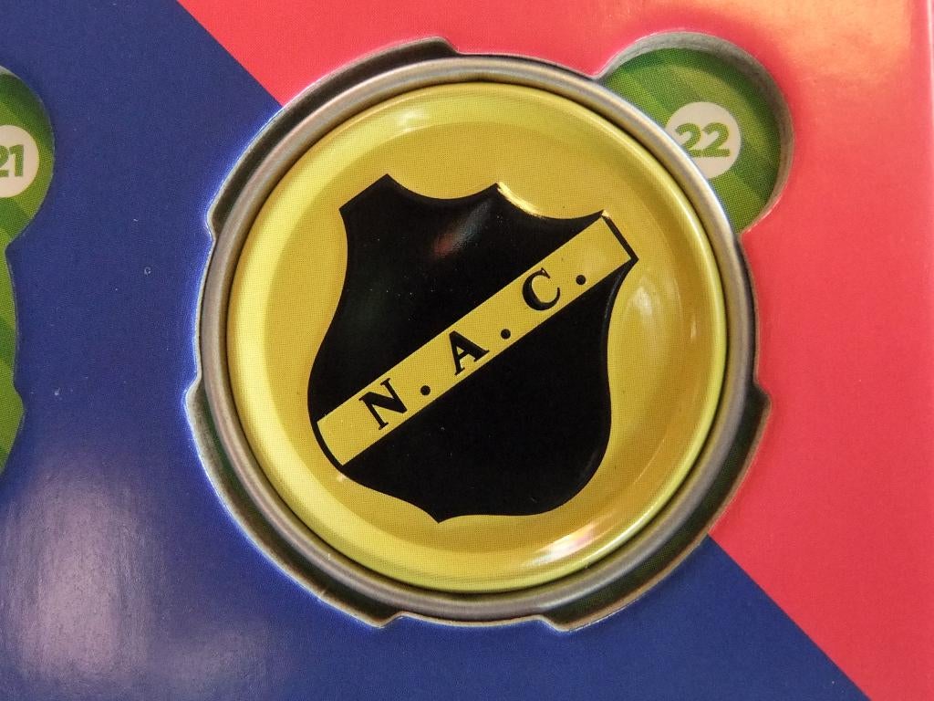 cluppie metalen voetbal flippo N.A.C., Verzenden, Losse flippo's