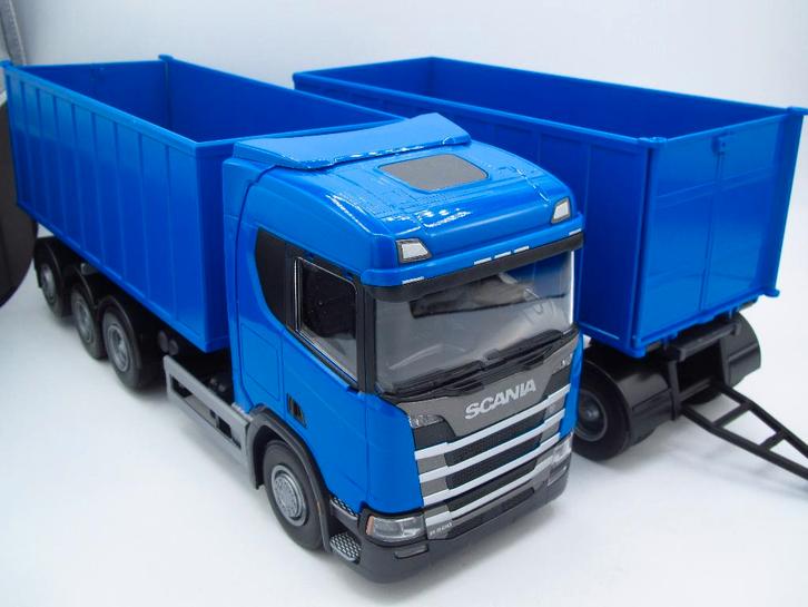 Emek - 28864 Scania R500 Haakarm en containers in doos 1:24, Hobby en Vrije tijd, Modelbouw | Auto's en Voertuigen, Nieuw, Truck