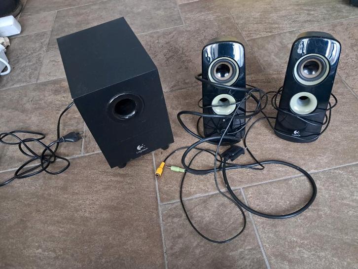 Bijna Nieuwe Logitech Z323 Speakers, Computers en Software, Pc speakers, Zo goed als nieuw, Ophalen