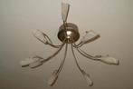 design plafond lamp metaal met glas, Ophalen, Zo goed als nieuw, Glas