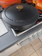 Braadpan ballarini ovaal 30 cm doorsnede  gietijzer, Ophalen of Verzenden, Zo goed als nieuw, Gietijzer, Koekenpan of Braadpan