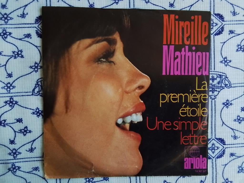 Mireille mathieu                La première etoile, Cd's en Dvd's, Vinyl Singles, Ophalen of Verzenden, Zo goed als nieuw, Pop