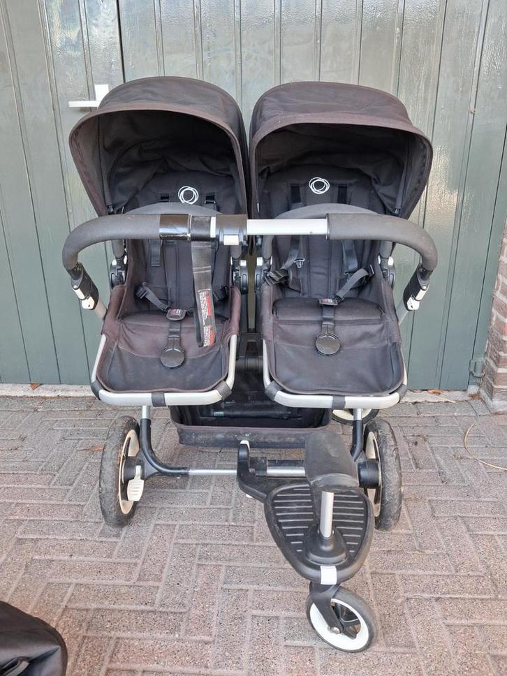 Bugaboo Donkey Duo kinderwagen met meerijdplankje, Kinderen en Baby's, Kinderwagens en Combinaties, Gebruikt, Combiwagen, Bugaboo