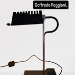 Vintage Goffredo Reggiani Tafellamp - Jaren '70 Design, Gebruikt, Vintage, Space Age, Jaren '70, Ophalen of Verzenden, Metaal