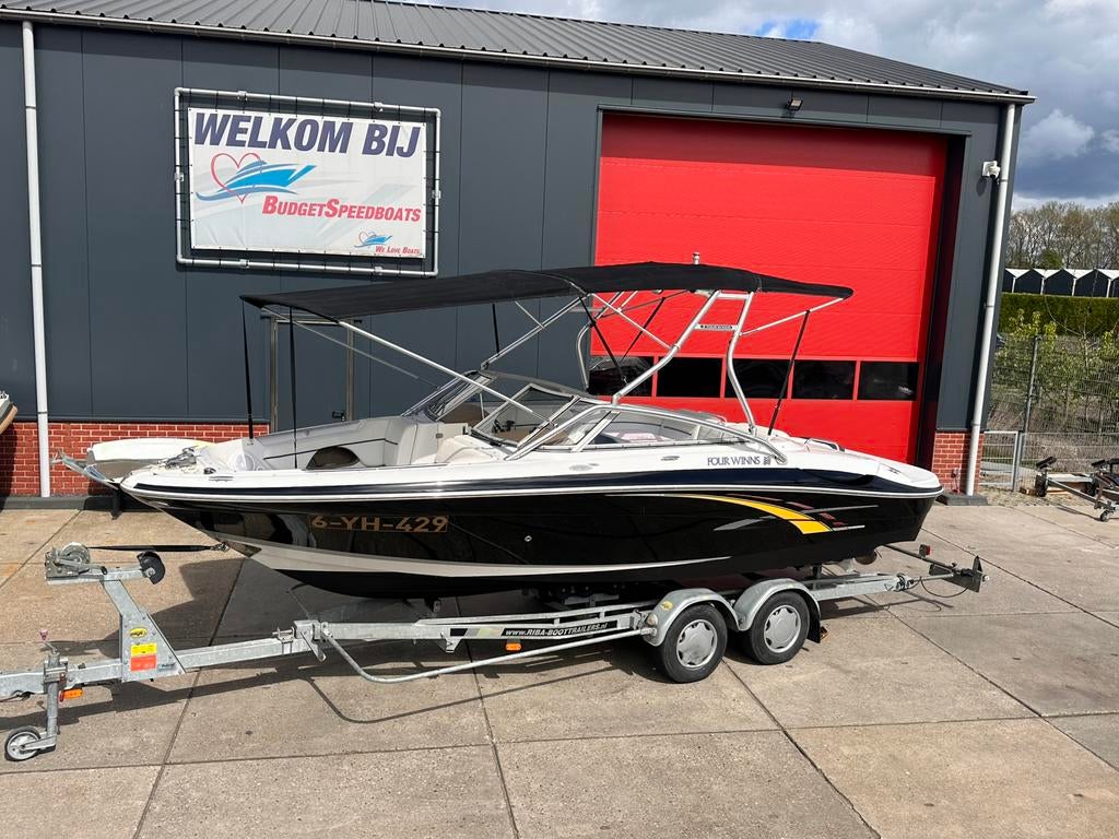 Zeer nette speedboot (four winns) met veel opties, Binnenboordmotor, Ophalen of Verzenden, Zo goed als nieuw, 200 pk of meer