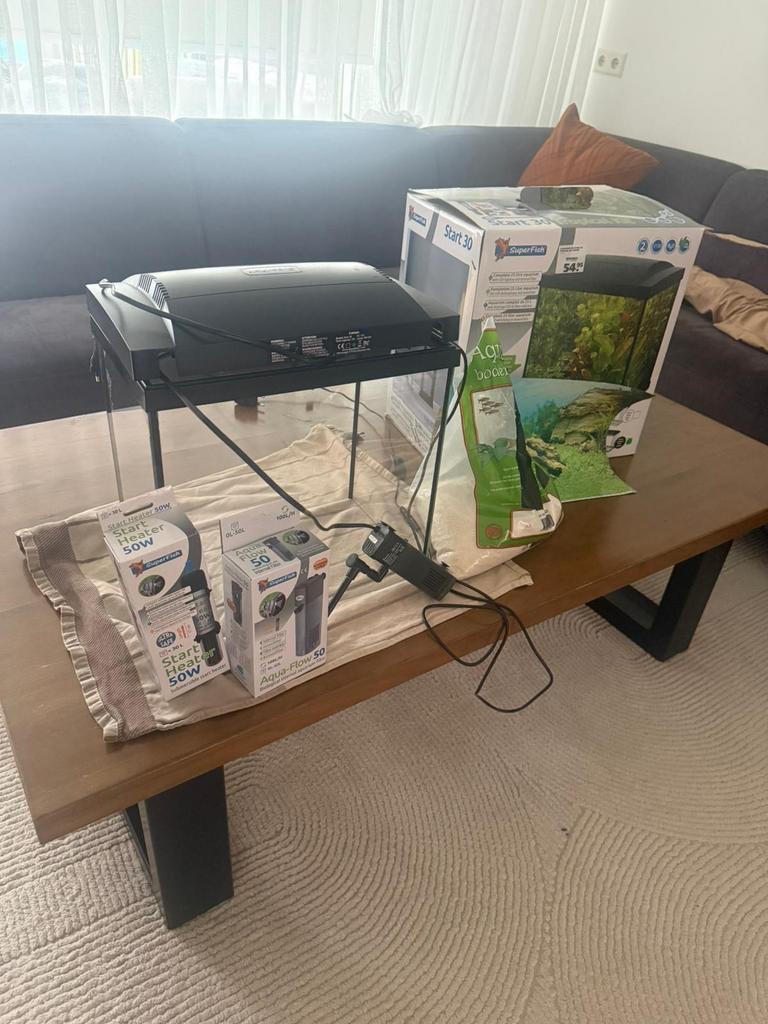 Superfich Aquarium, Ophalen, Zo goed als nieuw, Leeg aquarium