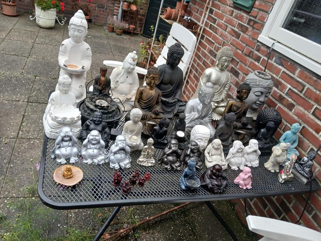 Heel veel boedha s voor binnen en  buiten, Ophalen