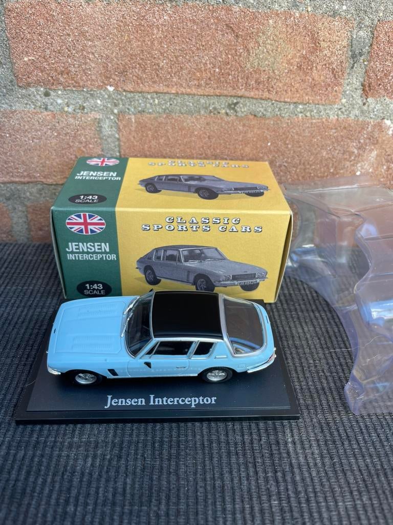 1:43 Atlas Jensen Interceptor, Ophalen of Verzenden, Zo goed als nieuw, Auto, Overige merken