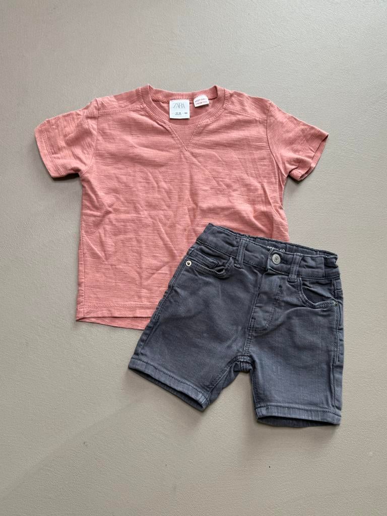Zara zomer set maat 86, Ophalen of Verzenden, Zo goed als nieuw, Jongetje, Setje