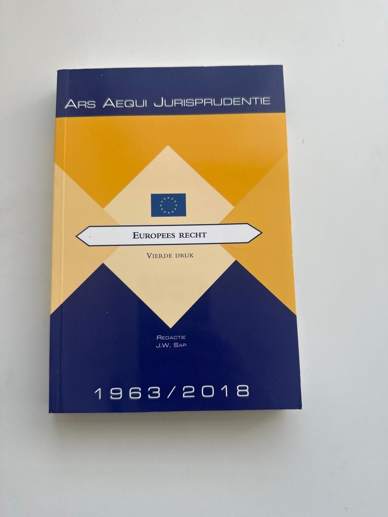 Ars Aequi Jurisprudentie Europees Recht, Boeken, Ophalen of Verzenden, Gamma, Zo goed als nieuw, WO