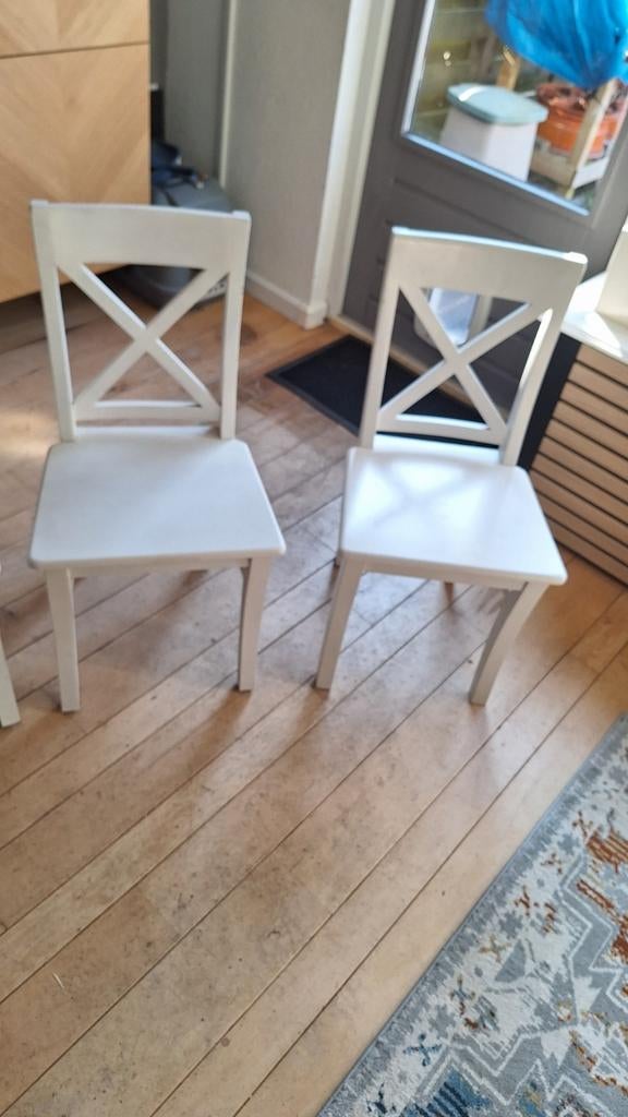 Landelijke stoelen 4 stuks, Ophalen, Minder dan 50 cm, Gebruikt, Minder dan 50 cm