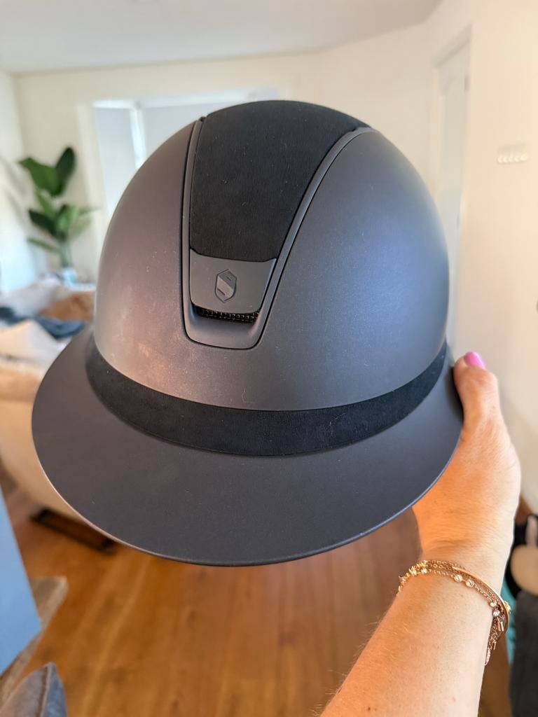 Samshield cap 56 miss shield 2.0 blauw, Dieren en Toebehoren, Paardrijkleding, Ophalen of Verzenden, Zo goed als nieuw, Dressuur