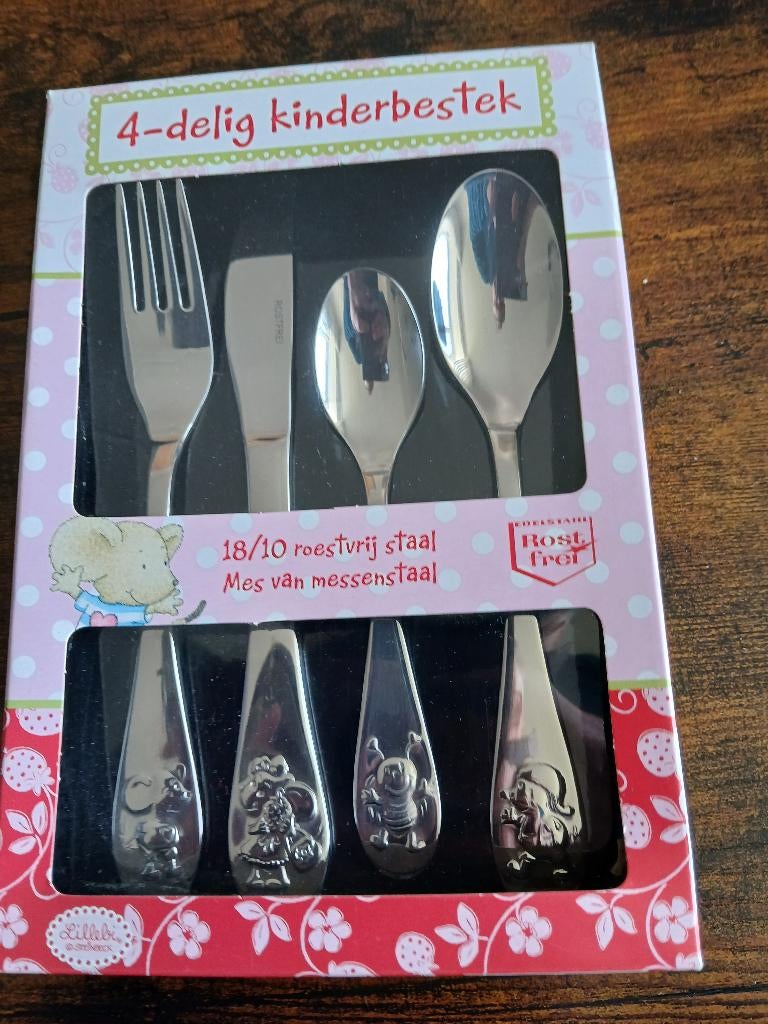 Kinderbestek, Ophalen, Nieuw, Rvs of Chroom, Bestekset