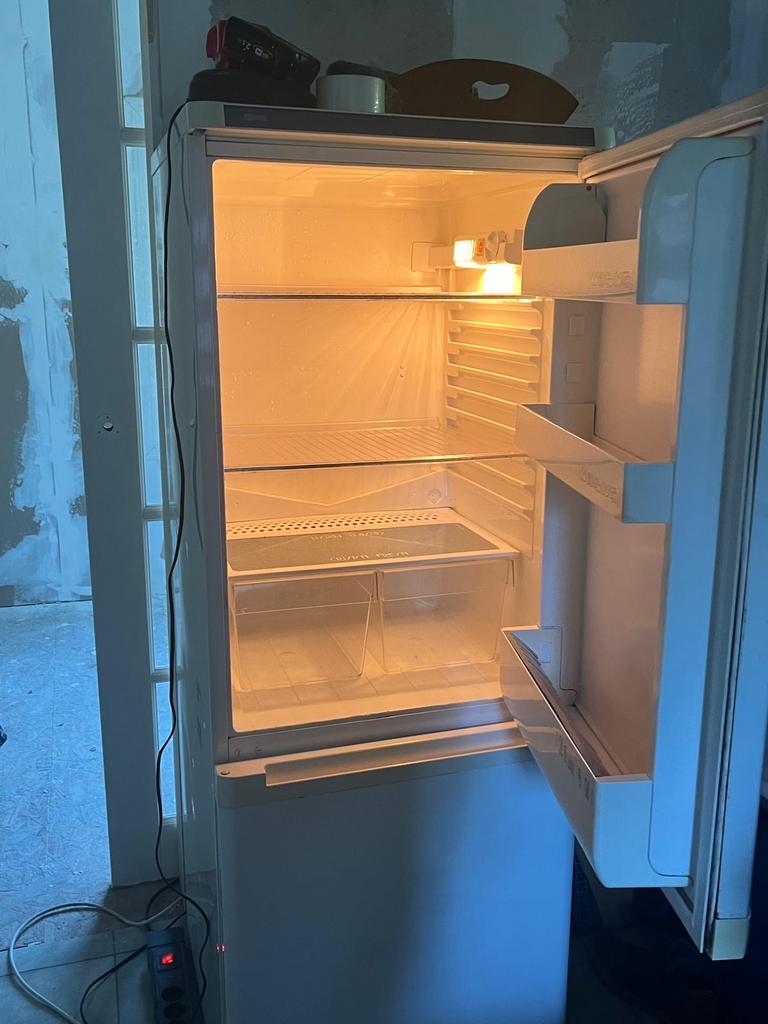 Dubbeldeurs koel-vries combinatie., Ophalen, Gebruikt, 200 liter of meer, 60 cm of meer