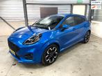 Ford Puma 1.0 EcoBoost Hybrid ST-Line X 1ste eigenaar dealer, Voorwielaandrijving, 125 pk, Zwart, Blauw