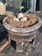 Oude olijfbak op pootjes, Ophalen of Verzenden