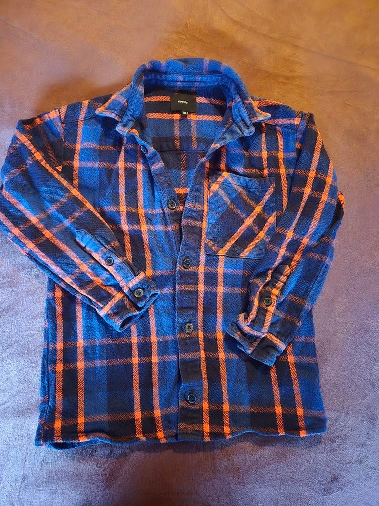 Dikke blouse maat 146/152., Kinderen en Baby's, Kinderkleding | Maat 128, Ophalen of Verzenden, Zo goed als nieuw, Jongen, Overhemd of Blouse