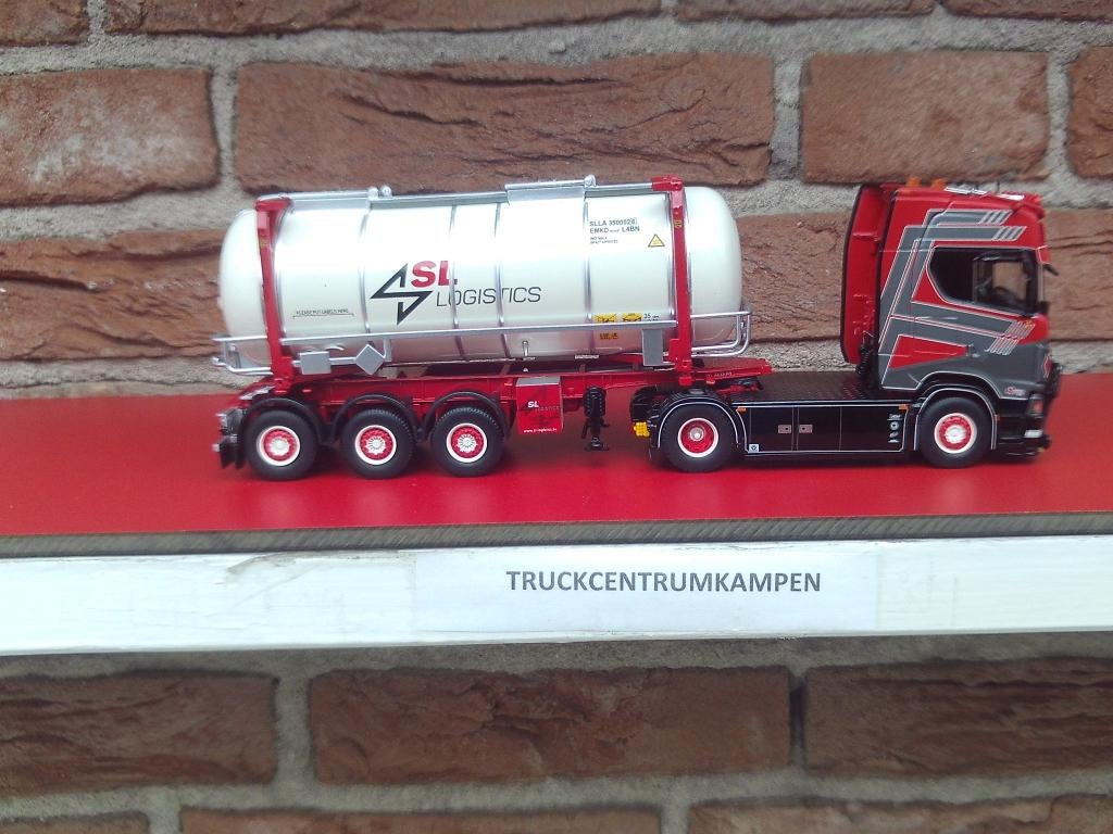 Tekno  Scania  S 530  V8  van  SL  Logistics., Ophalen of Verzenden, Nieuw, Bus of Vrachtwagen, Tekno