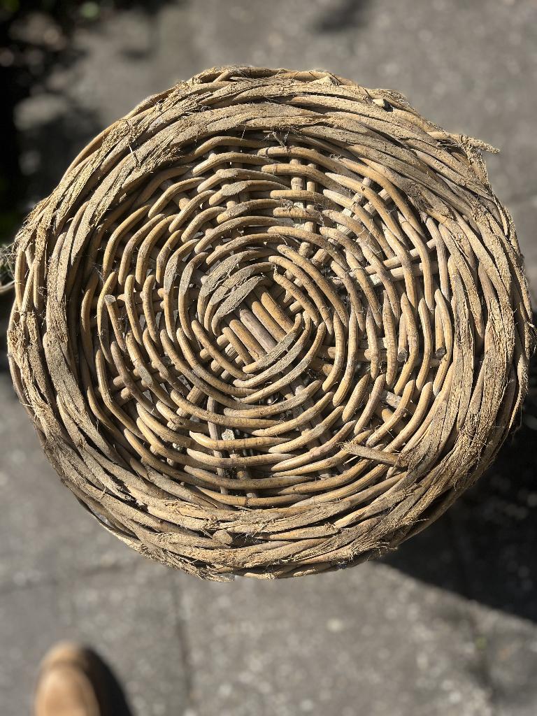 Klassieke bloembollen mand, Antiek en Kunst, Ophalen of Verzenden