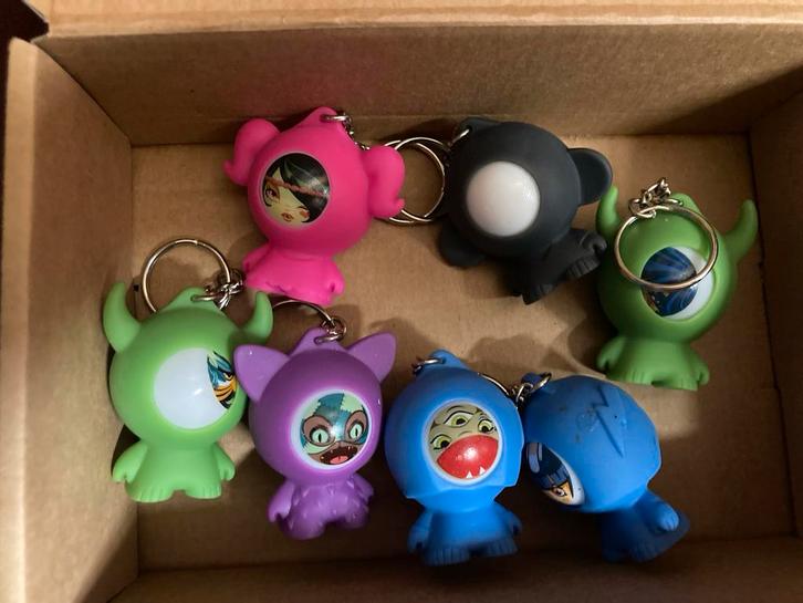 Gogo's Crazy Bones sleutelhangers en knikkers, Verzamelen, Speelgoed, Gebruikt, Ophalen of Verzenden