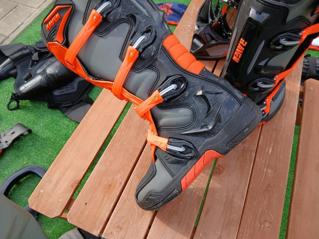 Raven Commander motorcrosslaarzen maat 43, Motoren, Ophalen of Verzenden, Tweedehands, Laarzen