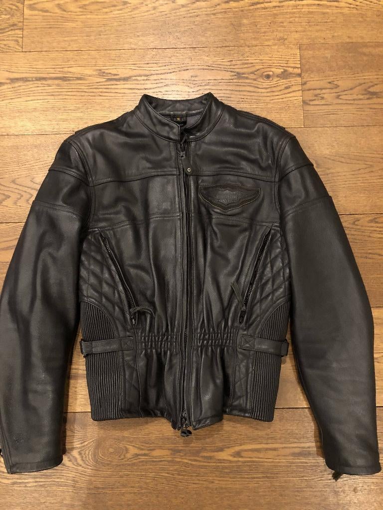 Harley Davidson leren dames motorjas S, Motoren, Jas | leer, Harley Davidson, Ophalen of Verzenden, Dames