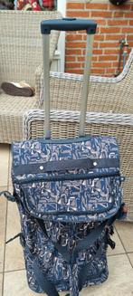 Kipling reistas met wieltjes, Blauw, Minder dan 35 cm, Ophalen of Verzenden, Zo goed als nieuw