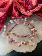 Toermalijn roze rubelliet beschermt liefde healing SALE, Ophalen of Verzenden, Nieuw, Roze, Verstelbaar