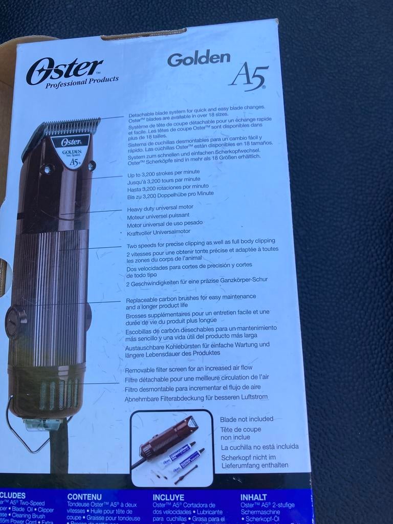 Sterke Oster honden trimmer, Witgoed en Apparatuur, Ophalen of Verzenden, Zo goed als nieuw, Haarverzorging