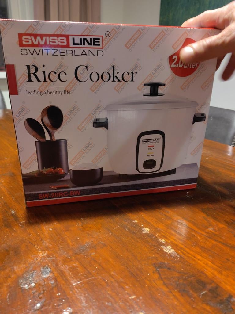SWISS LINE Rijstkoker 2.0 Liter, Ophalen, Vaatwasmachinebestendig, Nieuw