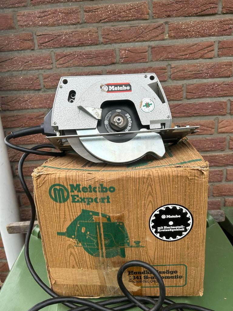 Metabo Expert Handcirkelzaag KSE 341 S-automatic, Ophalen of Verzenden, Gebruikt, Cirkelzaag