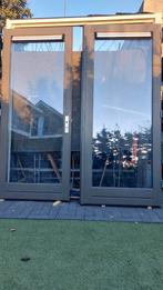 Dubbele openslaande deuren tuindeuren 2019 tripple glas, Ophalen, Deurkozijn, Zo goed als nieuw, 150 tot 225 cm