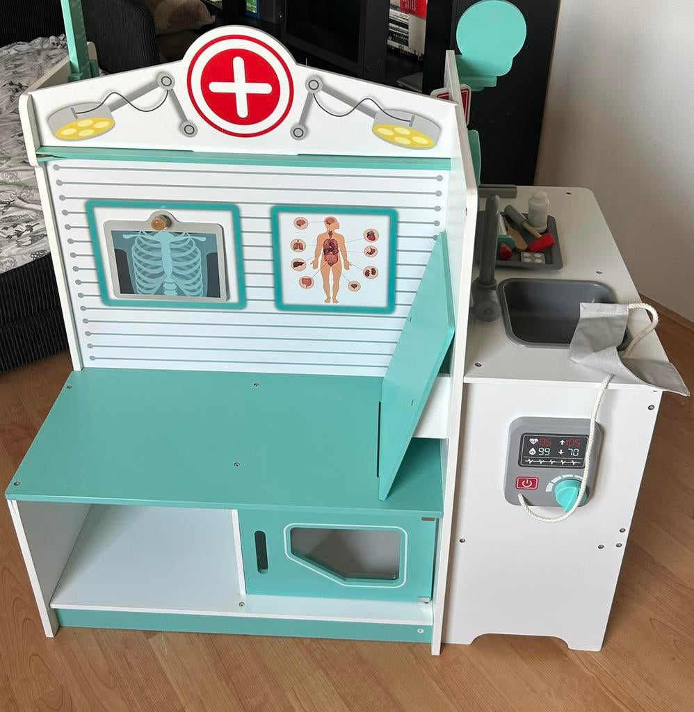 Houten Speel dokterspraktijk playtive lidl voor kinderen, Kinderen en Baby's, Speelgoed | Educatief en Creatief, Ophalen, Zo goed als nieuw