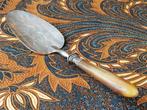 Mooie antieke Engelse schep van been en silverplate 29,8 cm., Ophalen of Verzenden