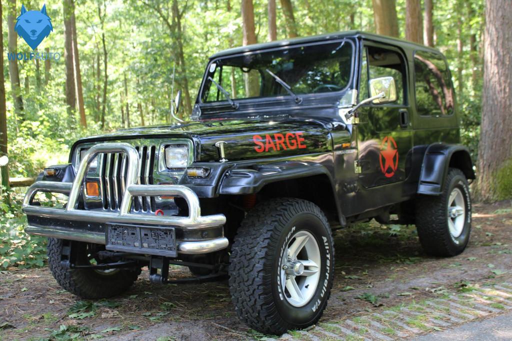 Jeep Wrangler 2.5i Hardtop LEUKE ORIGINELE WRANGLER!, Auto's, Jeep, Stof, Bedrijf, Handgeschakeld
