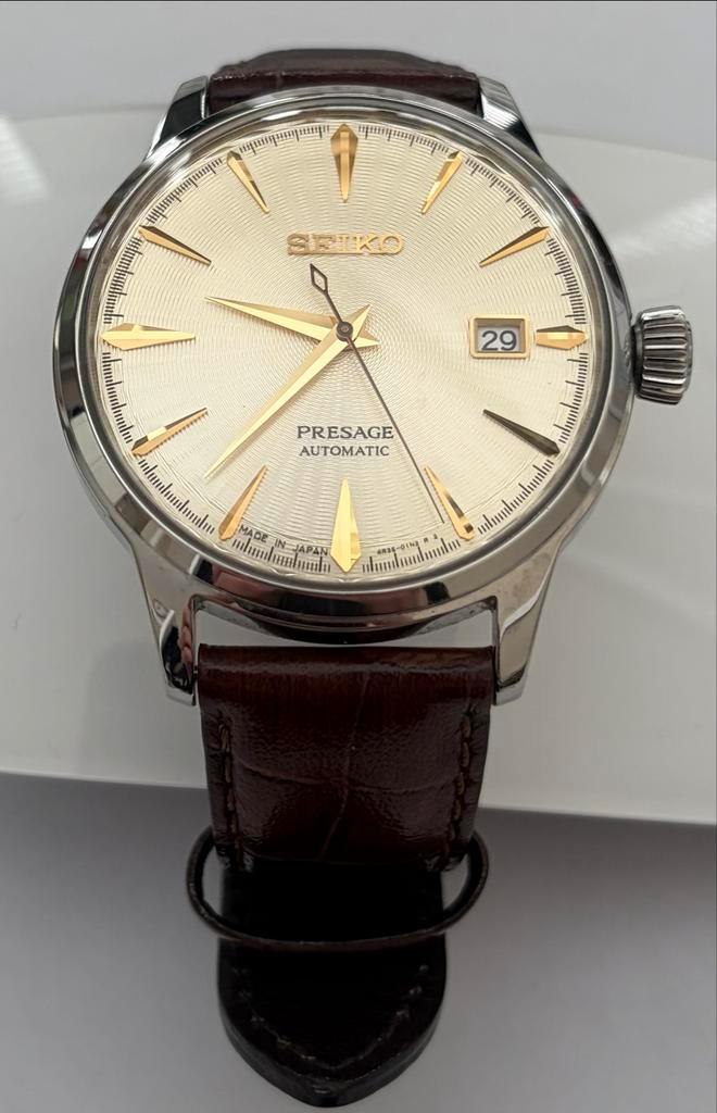 Seiko Presage Automatic Herenhorloge, Sieraden, Tassen en Uiterlijk, Horloges | Heren, Zo goed als nieuw, Polshorloge, Seiko, Staal