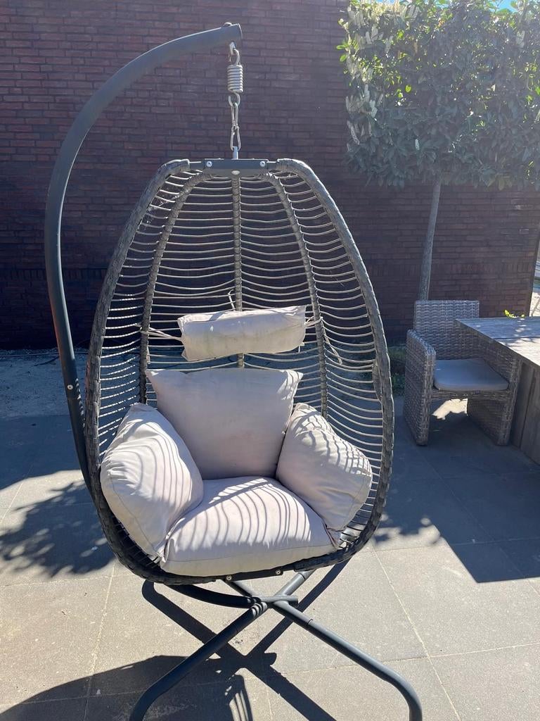 2 Hangstoelen, Tuin en Terras, Tuinstoelen, Ophalen of Verzenden, Gebruikt