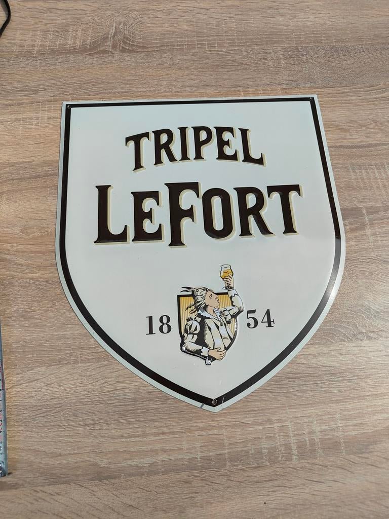 bord Tripel LeFort, Verzamelen, Biermerken, Ophalen of Verzenden