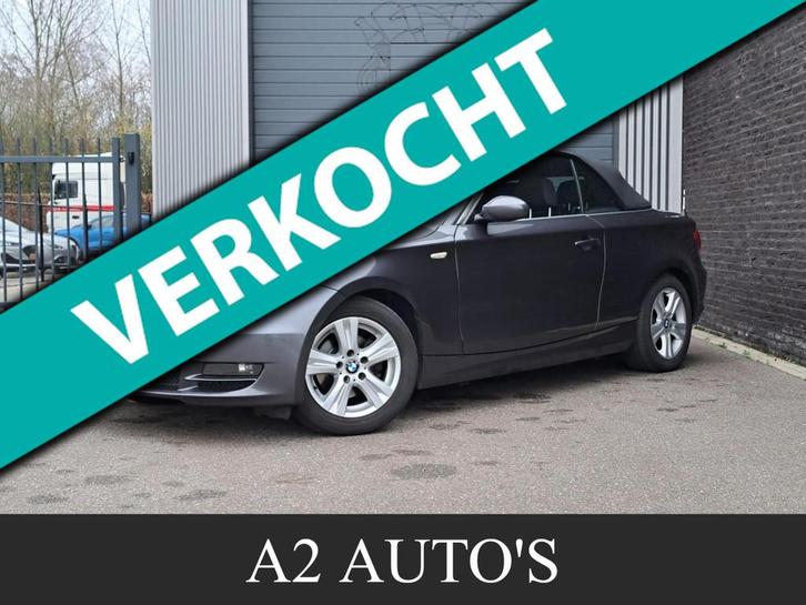 BMW 1-serie Cabrio 118i Executive Cabrio|Automaat|Cruise, Auto's, BMW, Bedrijf, Te koop, 1-Serie, ABS, Airbags, Airconditioning