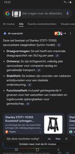 Stanley zaagbok zwart gebruikt, Doe-het-zelf en Verbouw, Ophalen of Verzenden, Gebruikt