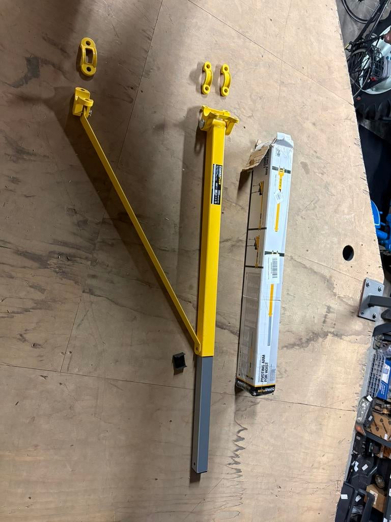 PowerPlus POWX910 zwenkarm, Ophalen, Zo goed als nieuw, Hydraulisch, Garagekrik