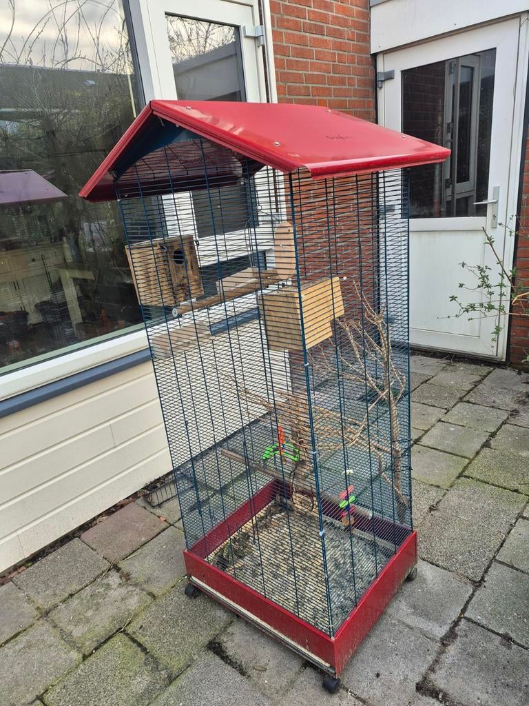 Ferplast vogelkooi, Dieren en Toebehoren, Vogels | Hokken en Kooien, Ophalen of Verzenden, Metaal, Vogelkooi