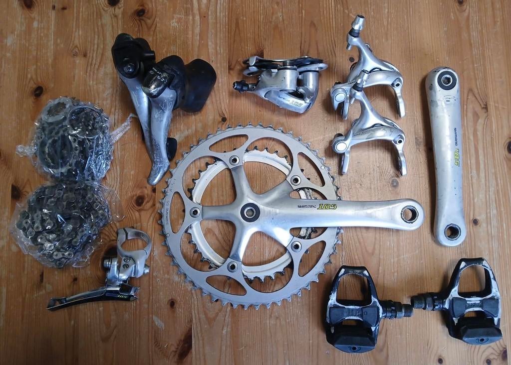 Shimano 105 groepset, Ophalen of Verzenden, Zo goed als nieuw